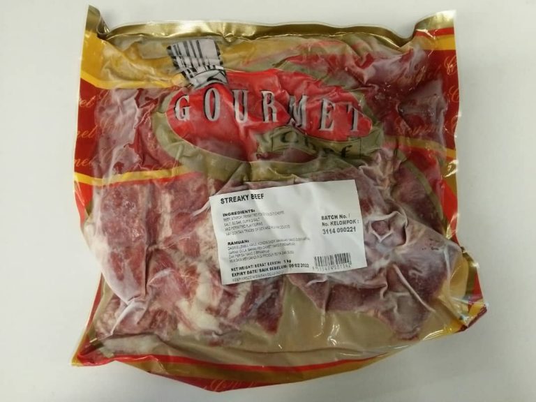 GOURMET CHEF STREAKY BEEF SLICED - Saga Mission